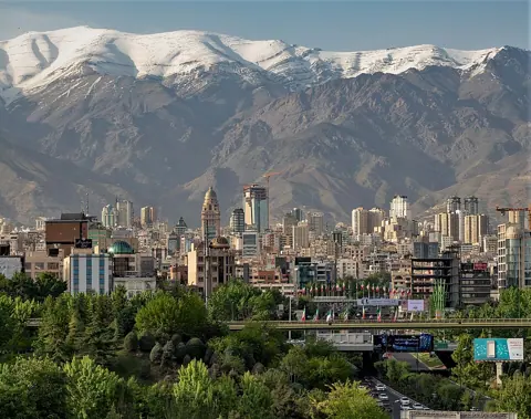 Tehran, Iran — North of Tehran Skyline view