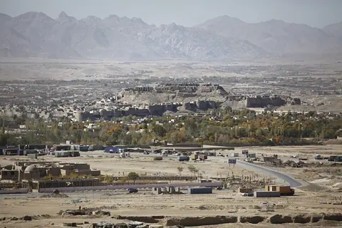 Ghazni, Afghanistan — Citadel of Ghazni, seen from Tapa Sardar