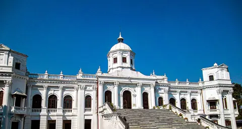 Rangpur, Bangladesh — Tajhat Rajbari - Side View (cropped)