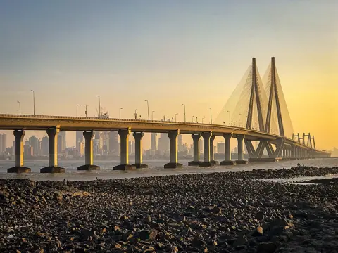 Mumbai, India — Mumbai Bandra-Worli Sea Link