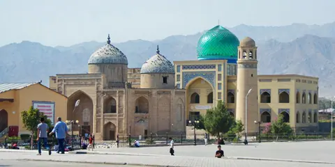 Khujand, Tajikistan — View to Khujand