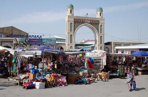 Konibodom, Tajikistan — Konibodom,bazar