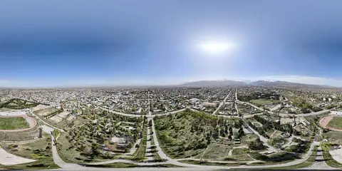 Karakol, Kyrgyzstan — Каракол, парк Пушкина, сферопанорама