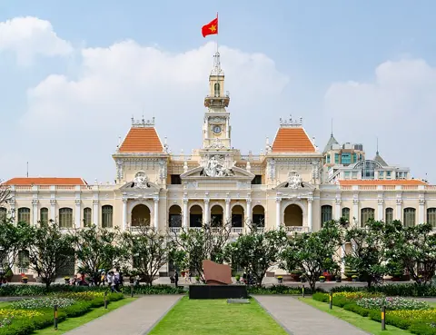 Ho Chi Minh City, Vietnam — Ho Chi Minh City, City Hall, 2020-01 CN-03