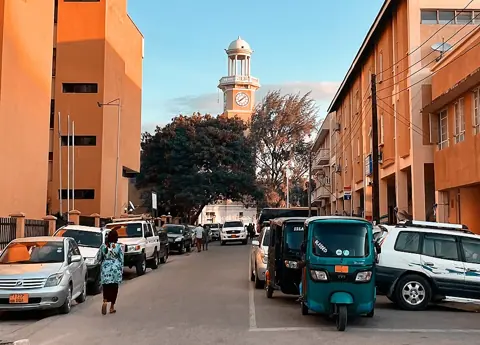Dodoma, Tanzania — Street in Viwandani ward, Dodoma City