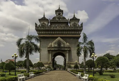 Vientiane, Laos — Vientiane - Patuxai - 0003