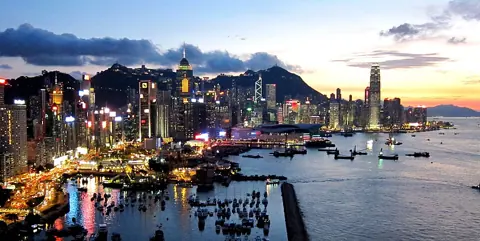 Hong Kong, Hong Kong — Hong Kong Island Skyline 201108