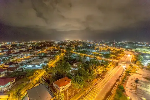 Kuala Belait, Brunei — Kuala Belait at Night (18623608099)