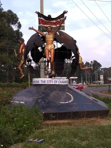Eldoret, Kenya — City of Champions Monument, Eldoret