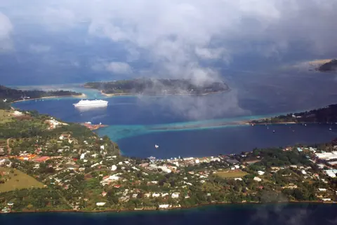 Port-Vila, Vanuatu — Port Vila aerial