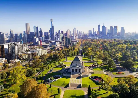 Melbourne, Australia — Melbourne skyline sor