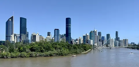 Brisbane, Australia — Brisbane CBD seen from Kangaroo Point, 2024, 01 (2)