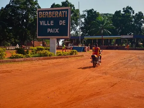 Berbérati, Central African Republic — Rond-point-de-la-ville-de-Berberati-copyrights-CNC