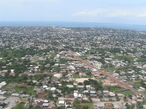 Port-Gentil, Gabon — POG-From The Air