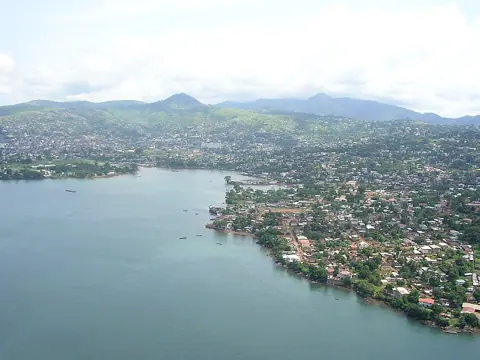 Freetown, Sierra Leone — Freetown-aerialview
