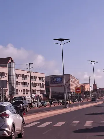 Serekunda, Gambia — Senegambia, Serekunda roundabout 2 Gambia 2025