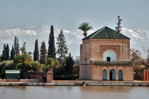 Marrakesh, Morocco — Pavillon Menaragärten