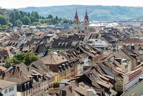 Winterthur, Switzerland — Blick auf die Winterthurer Altstadt