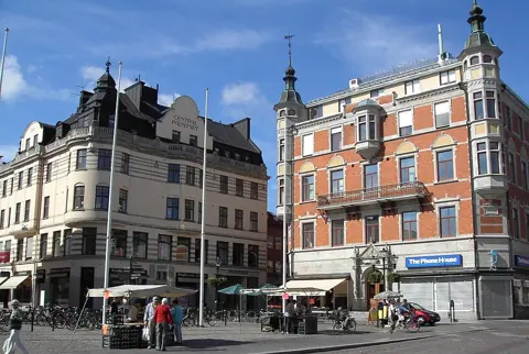 Linköping, Sweden — Stora torget, Linköping, juli 2005
