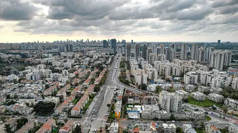 Petaẖ Tiqva, Israel — Jabotinsky Skyline Petah Tikva 01