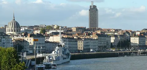 Nantes, France — Panorama depuis Butte Sainte-Anne