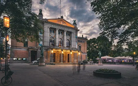 Oslo, Norway — Nationaltheatret evening