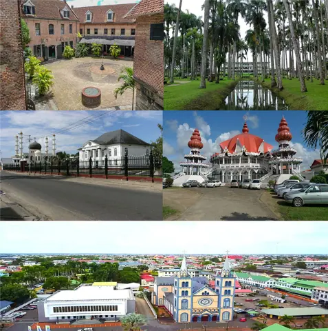 Paramaribo, Suriname — Paramaribo city collage