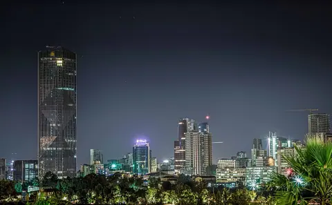 Addis Ababa, Ethiopia — Addis in night