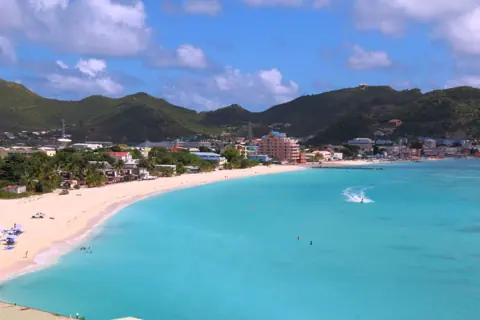 Philipsburg, Sint Maarten — Philipsburg and the Great Bay, Sint Maarten, Caribbean
