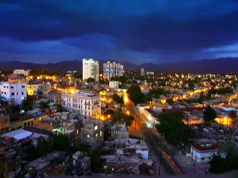 Santiago de Cuba, Cuba — Santiago de cuba al atardecer