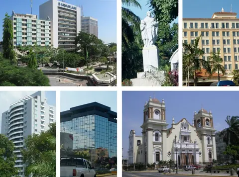San Pedro Sula, Honduras — Collage of San Pedro Sula Honduras
