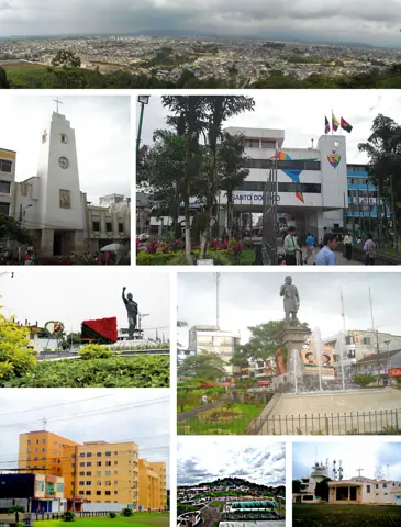 Santo Domingo de los Colorados, Ecuador — Collage Santo Domingo