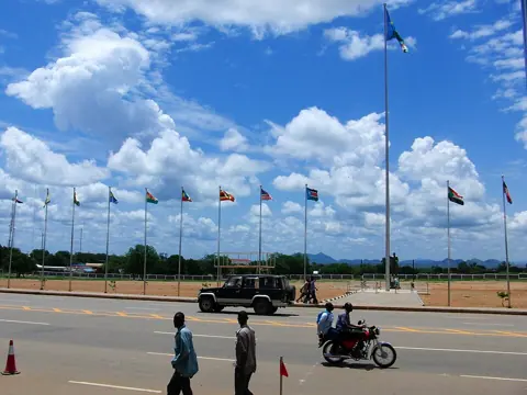 Juba, South Sudan — John Garang Mausoleum Square in Juba