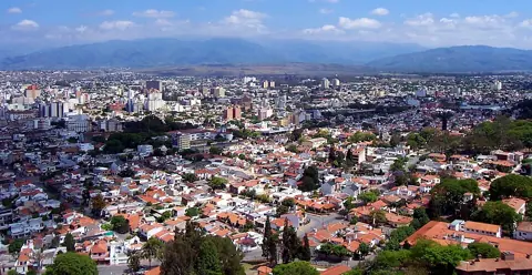 Salta, Argentina — Panorámica Ciudad de Salta