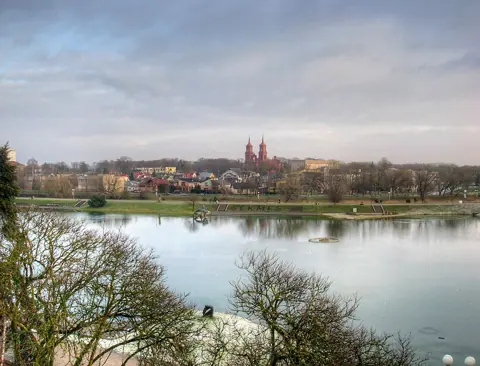 Panevėžys, Lithuania — Recreational area near Senvagė Pond and Nevėžis in Panevėžys