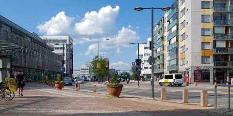 Espoo, Finland — Piispansilta Matinkylä Espoo Iso Omena 280719