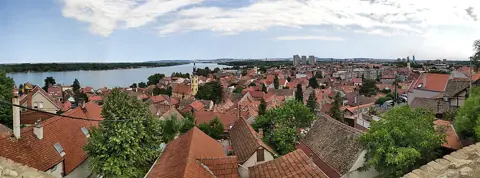 Zemun, Serbia — Zemun panorama from Gardoš tower