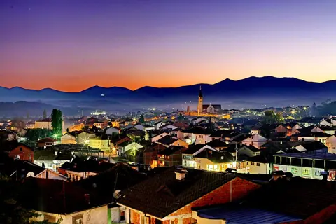 Gjakovë, Kosovo — 07 Gjakova Naten Gjakova at Night