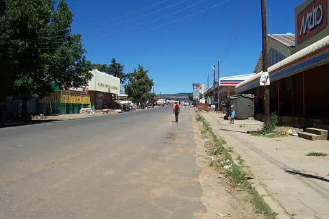 Hlotse, Lesotho — Hlotse central part
