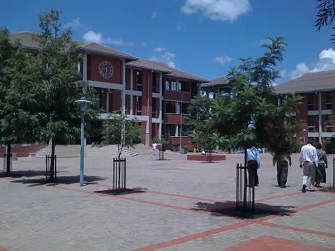Francistown, Botswana — The main square in Francistown (3297095166)