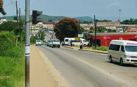 Manzini, Eswatini — SZ-manzini-zufahrt