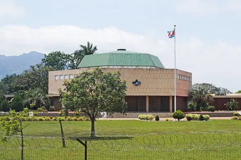 Lobamba, Eswatini — Parliament building of Eswatini, Lobamba